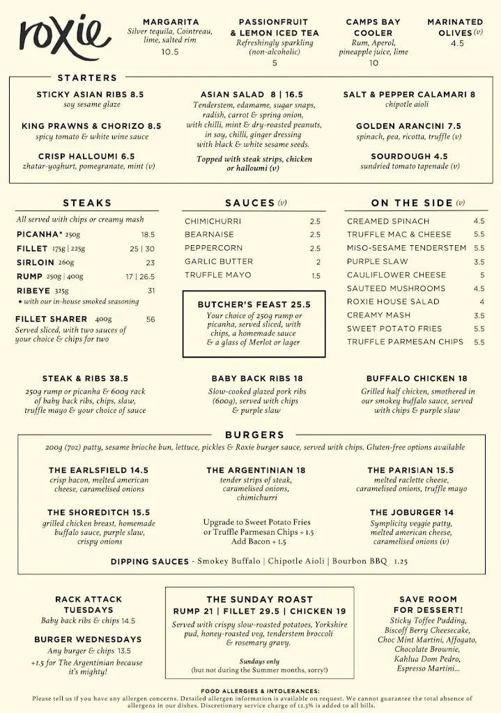 Menu_Roxie Steak_Earlsfield_image_1