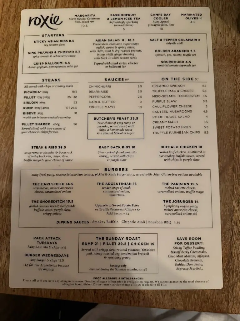 Rupert Harvey_Roxie Steak_Earlsfield_review