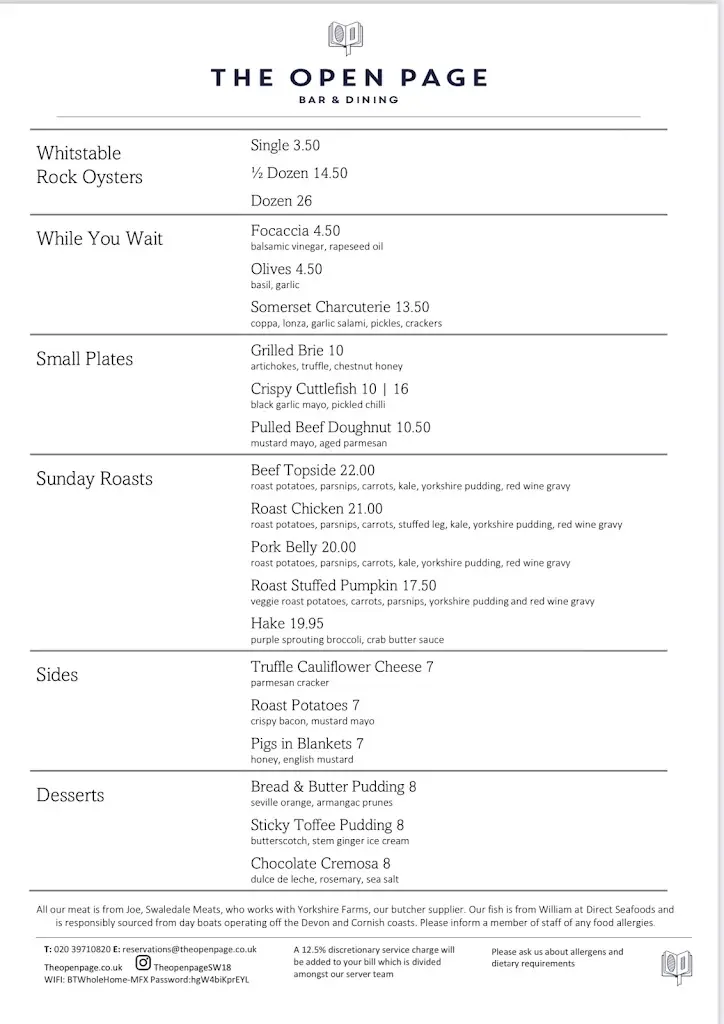 Menu_The Open Page_Earlsfield_image_3