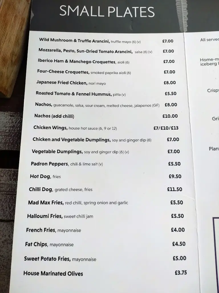 Menu_The Jolly Gardeners_Earlsfield_image_1