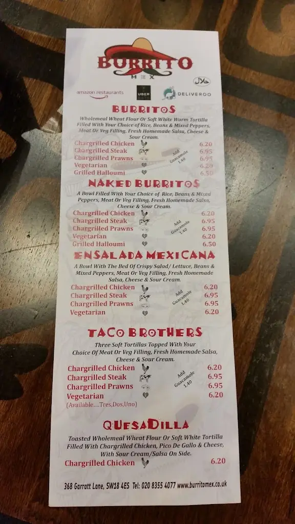 Menu_Burrito Mex (حلال) Earlsfield_Earlsfield_image_1