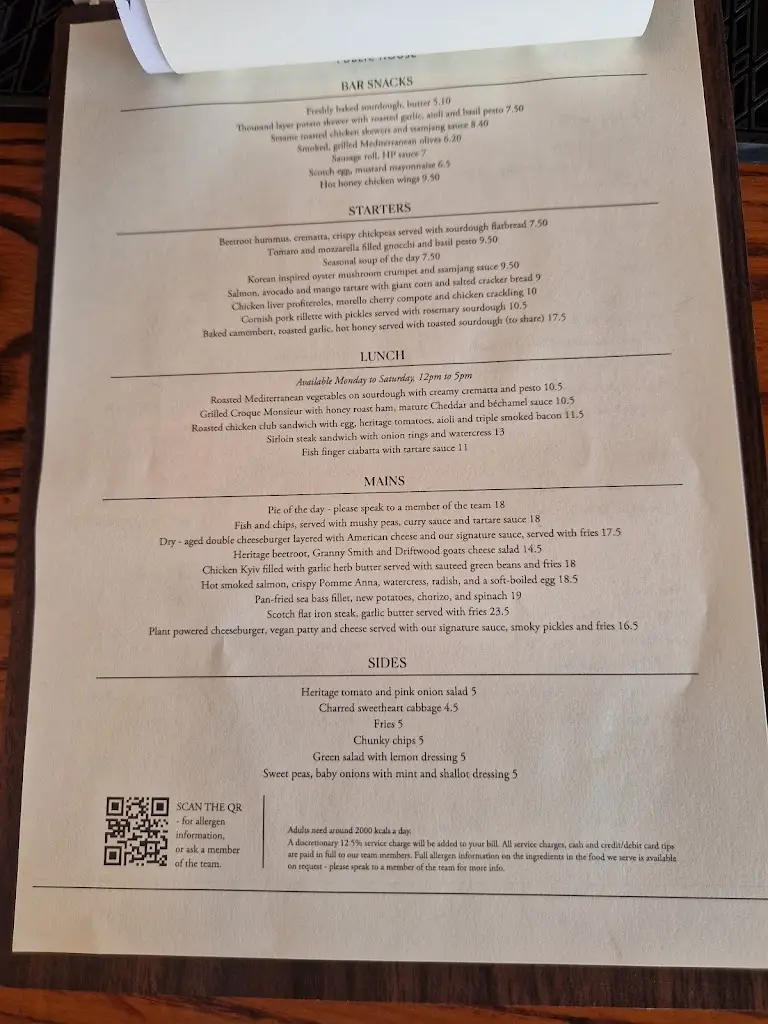Menu_The Wandle_Earlsfield_image_2
