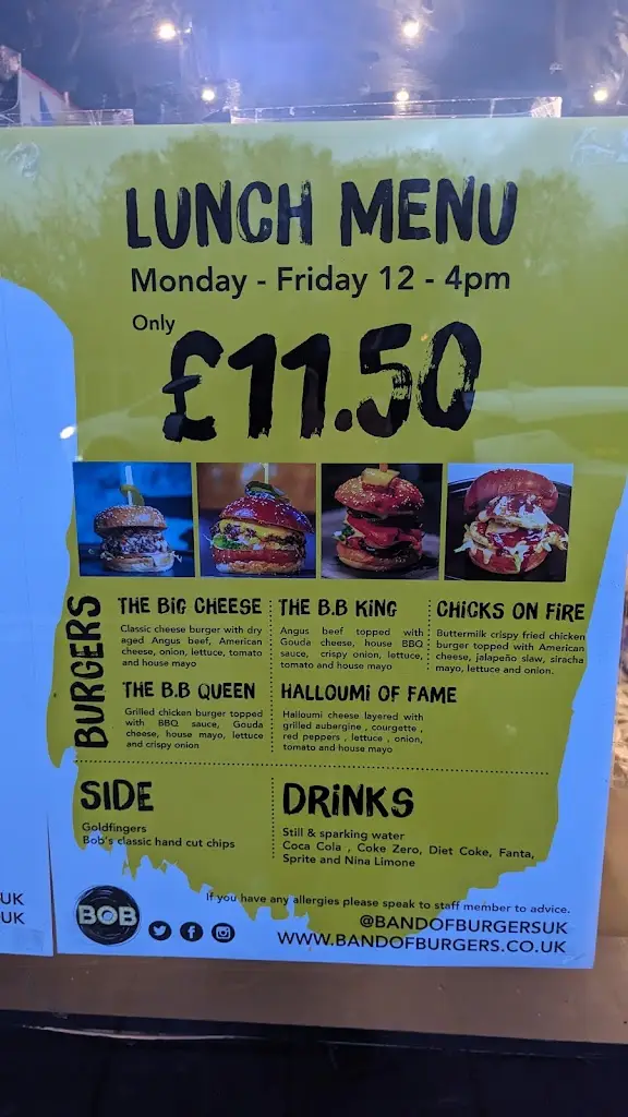 Menu_Band of Burgers Earlsfield_Earlsfield_image_4