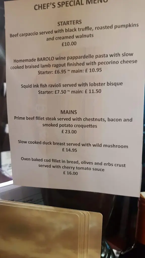 Menu_Angelo's Trattoria East Rainton_East Rainton_image_3