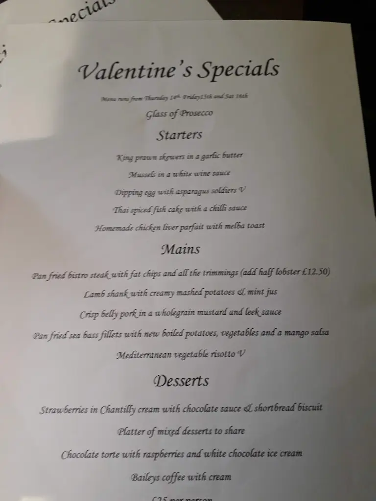 Menu_The Red Lion Inn_East Boldon_immagine_1