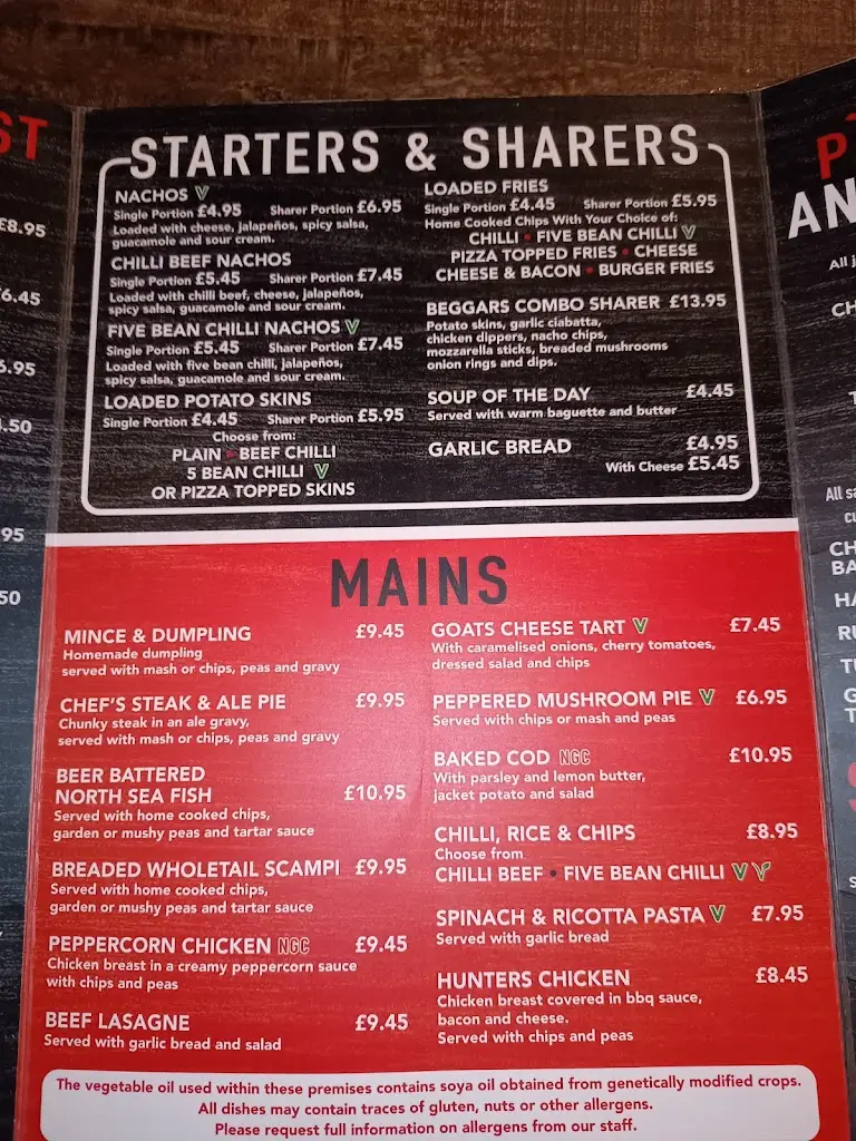 Menu_Beggar's Bridge - Pub & Kitchen_East Boldon_image_4