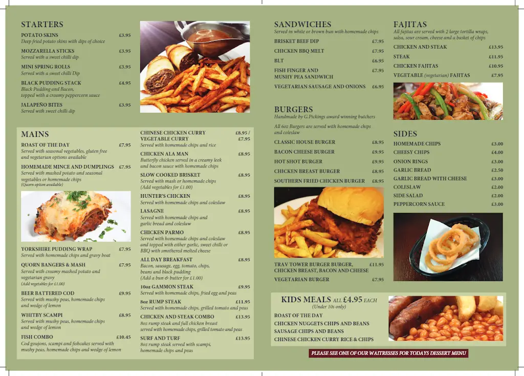 Menu_The Travelling Man_East Boldon_image_1