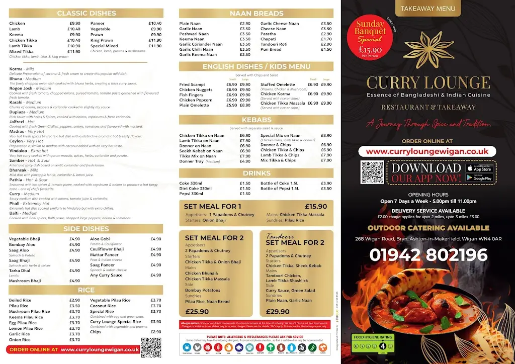 Menu_Curry Lounge_Ashton in Makerfield_image_1