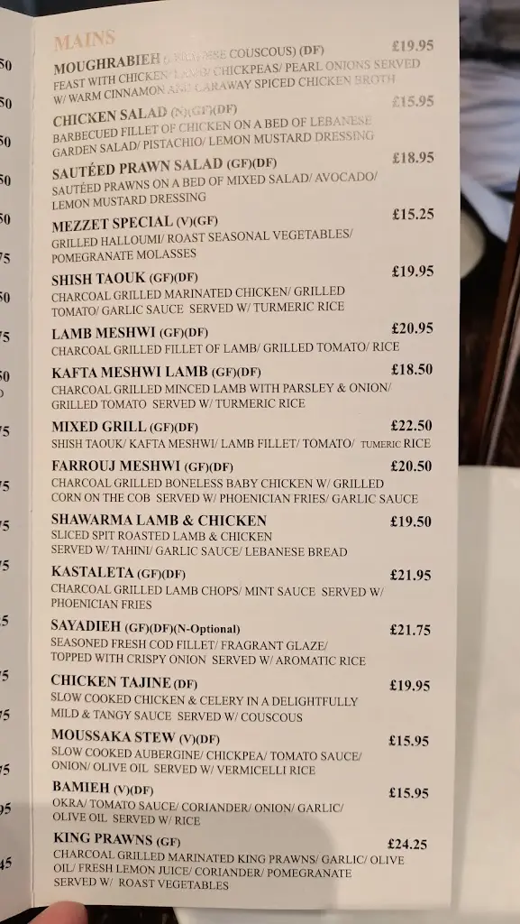 Menu_Mezzet Restaurant_East Molesey_image_2