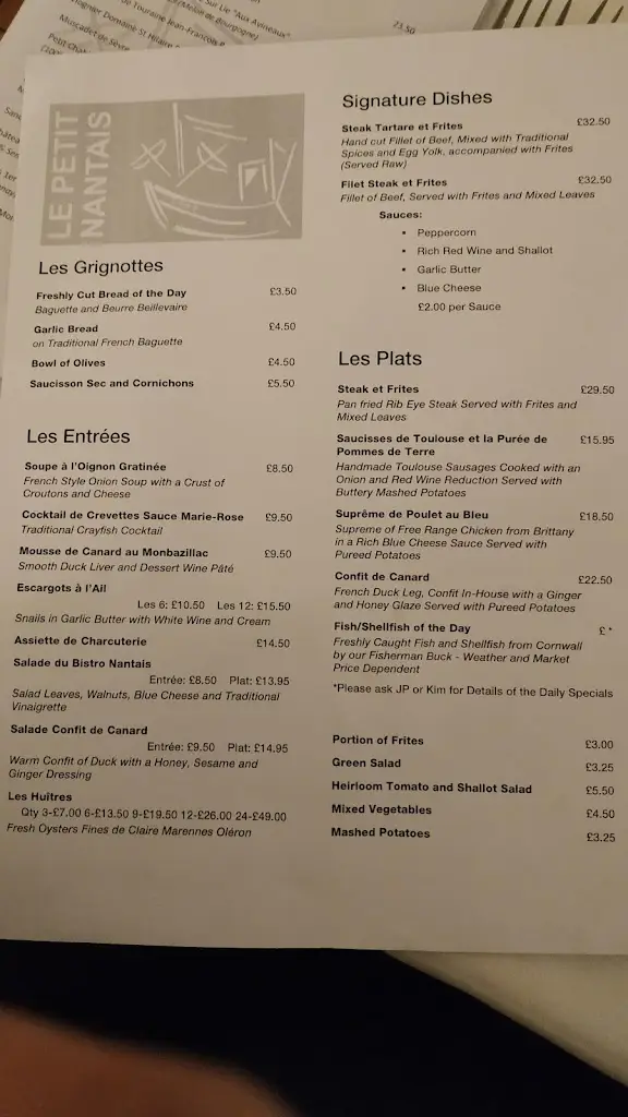 Menu_Le Petit Nantais_East Molesey_image_2