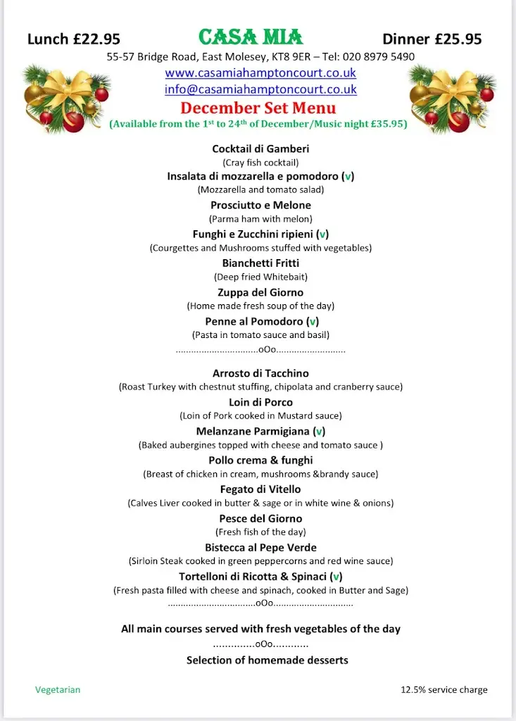 Menu_Casa Mia_East Molesey_image_1