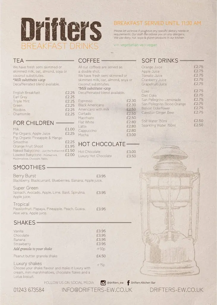 Menu_Drifters - East Wittering_East Wittering_image_3