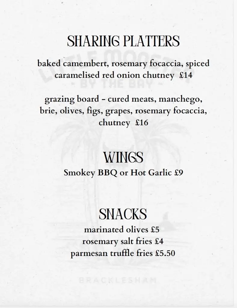 Menü_Little Monster By The Bay_East Wittering_Bild_2