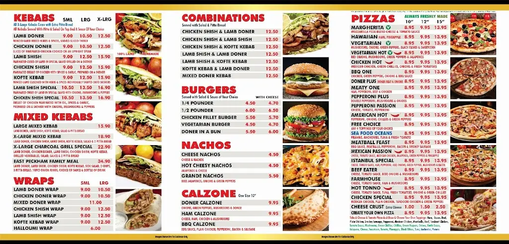 Menu_East Peckham Kebab & Pizza_East Peckham_image_1
