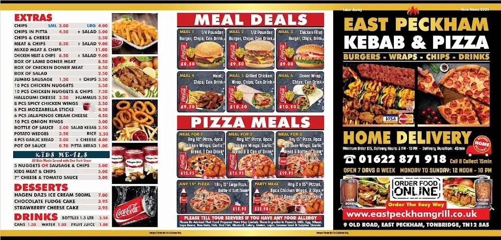 Menu_East Peckham Kebab & Pizza_East Peckham_image_2