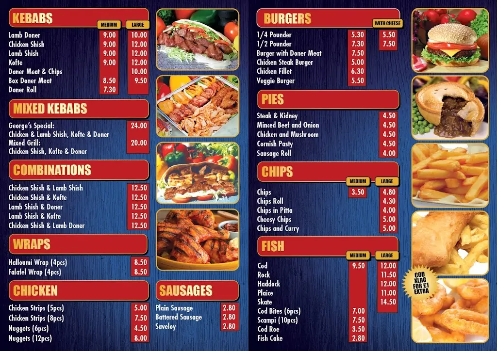 Menu_George's Fish Bar_East Tilbury_image_2