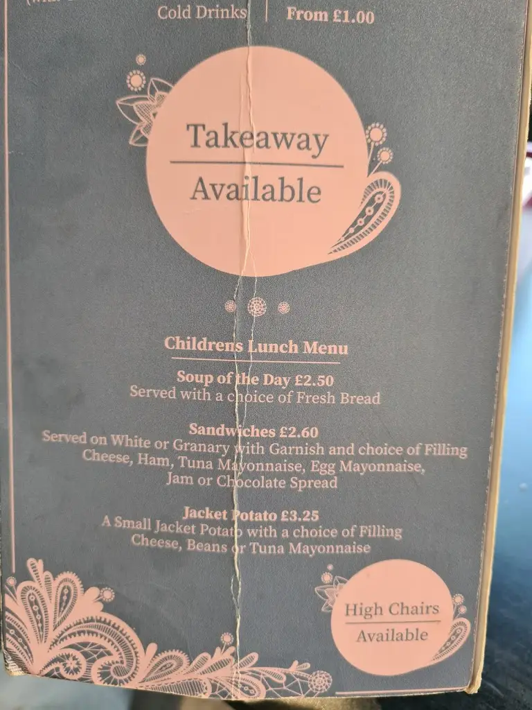 Menu_Engine Room Café at Coalhouse Fort_East Tilbury_image_1