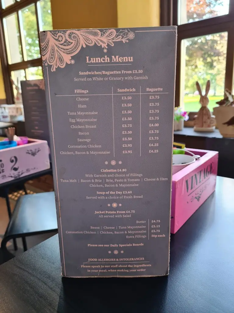 Menu_Engine Room Café at Coalhouse Fort_East Tilbury_image_2