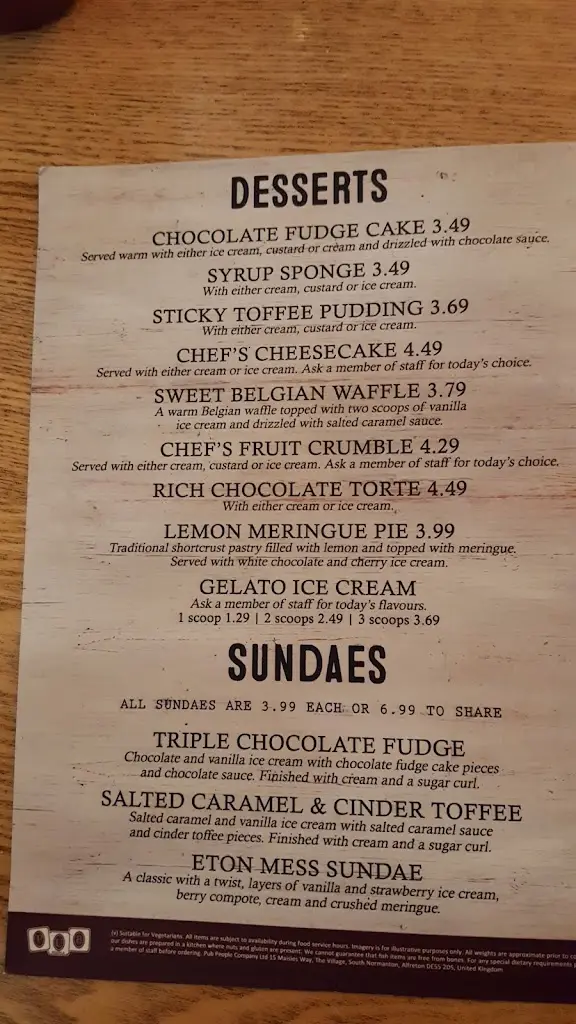 Menu_The Three Horseshoes_East Leake_image_1