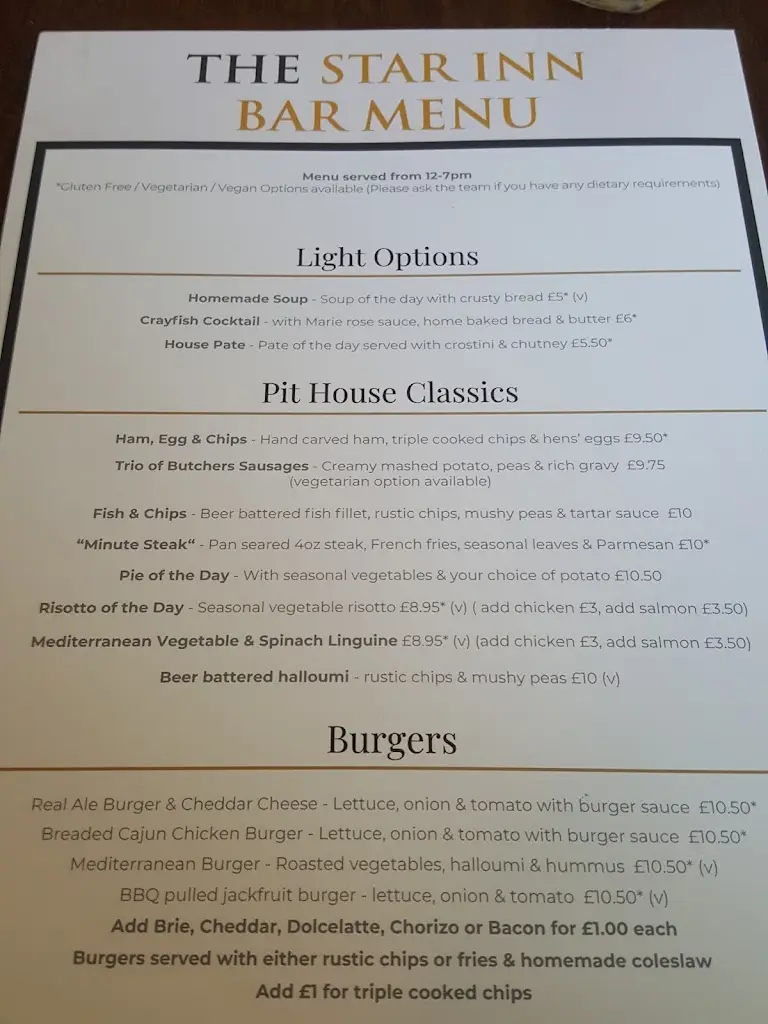 Menu_THE STAR - West Leake_East Leake_image_4