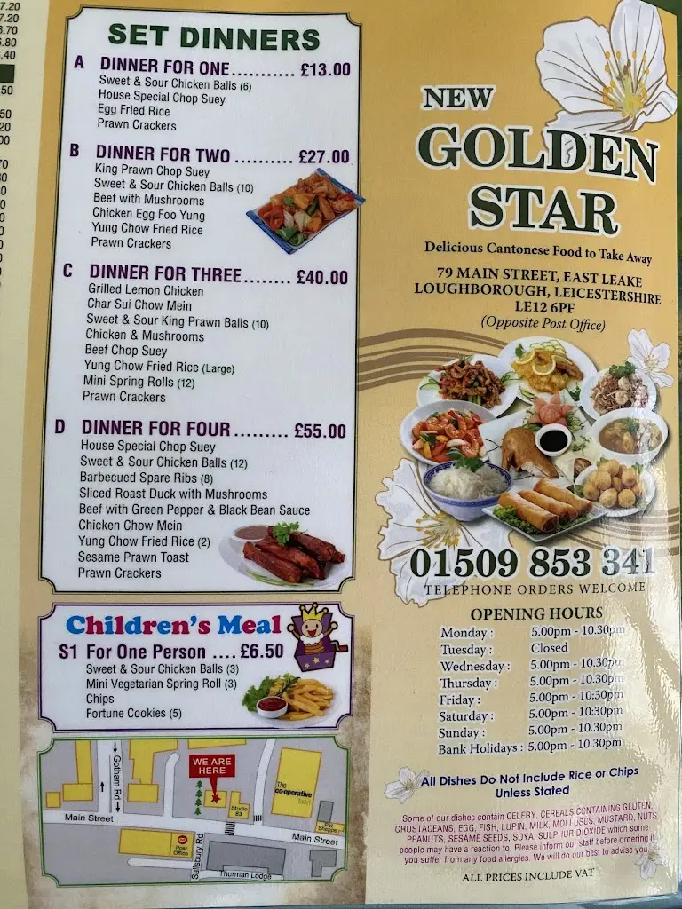Menu_Golden Star_East Leake_image_4
