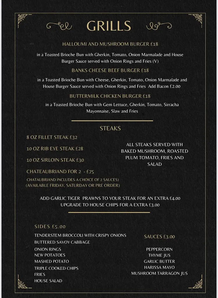 Menu_Banks Restaurant_Eastchurch_image_1