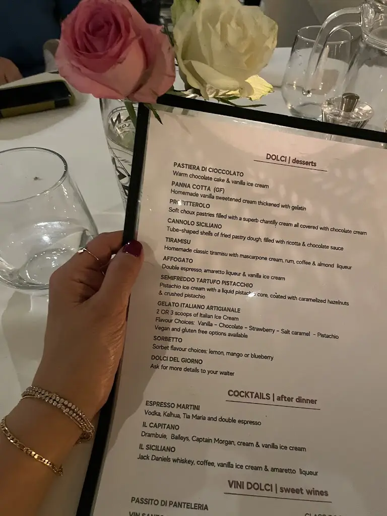 Menu_La Meridiana_East Horsley_image_3