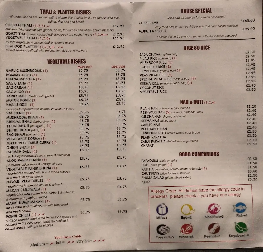 Menu_Kirthon_East Horsley_immagine_1