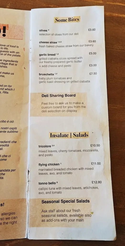 Menu_Annaré_East Horsley_image_4