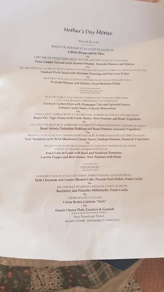 Menu_The Sundial_East Sussex_image_1