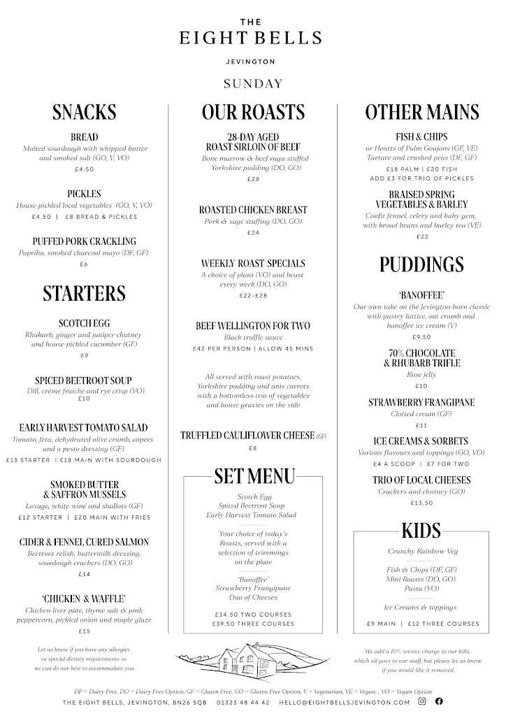 Menu_The Eight Bells_East Sussex_image_3