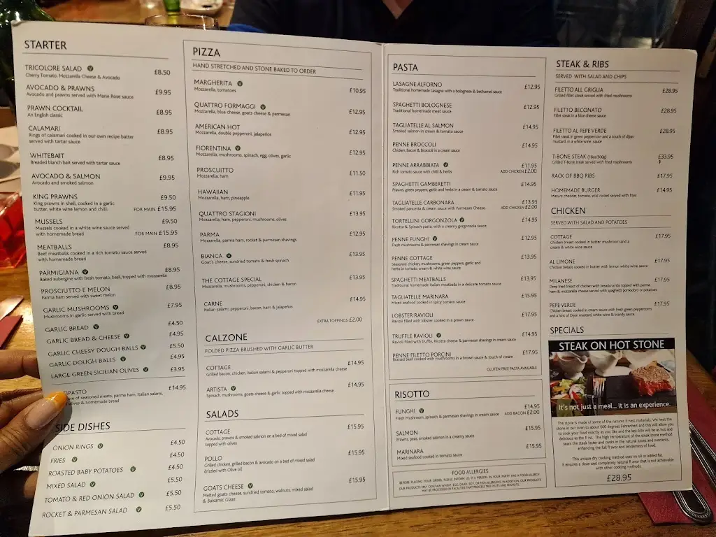 Menu_The Cottage Restaurant_East Sussex_image_2