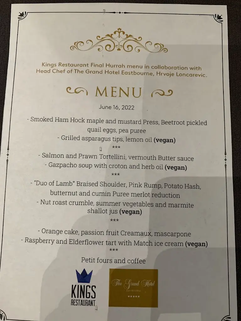 Jamie Murray_Kings Restaurant_East Sussex_review