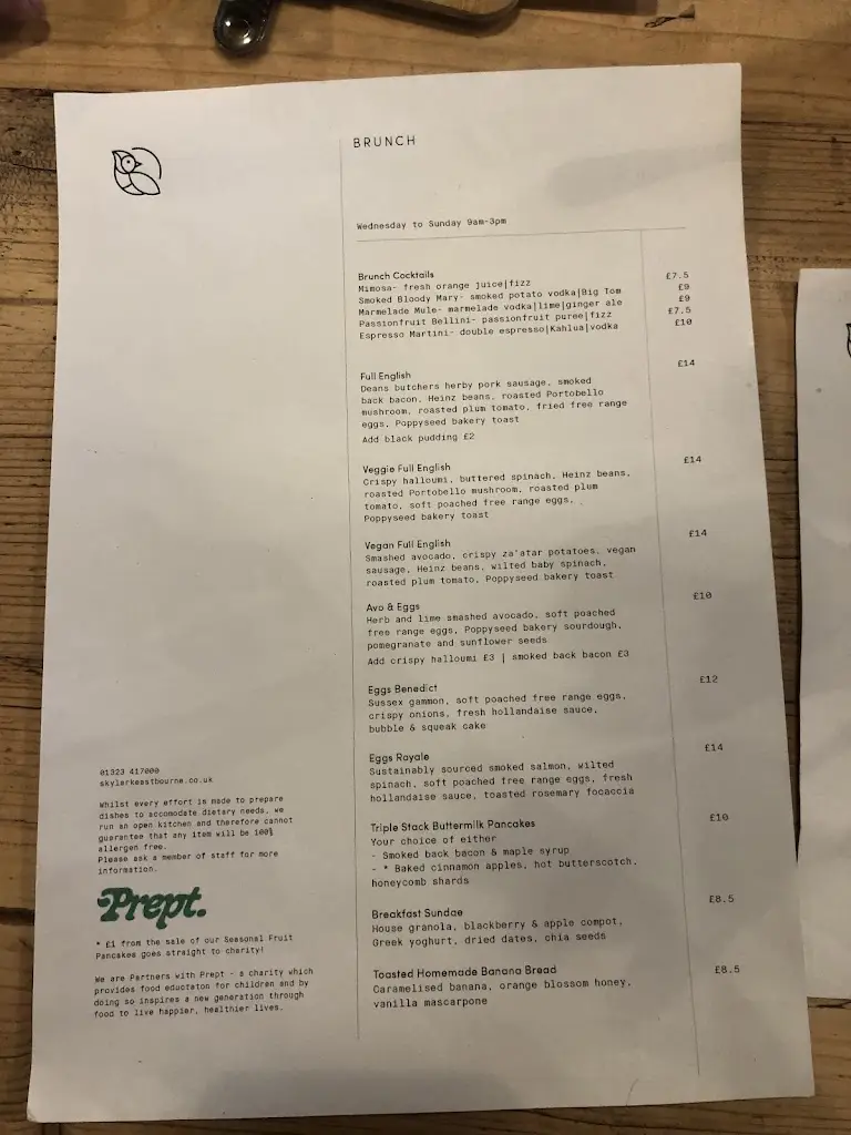 Menu_Skylark_Eastbourne_image_4