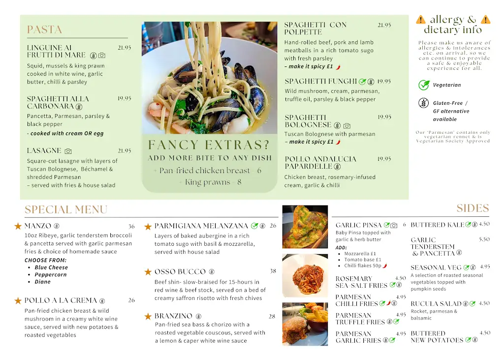 Menu_Saporito Italian Ristorante_Eckington_immagine_1