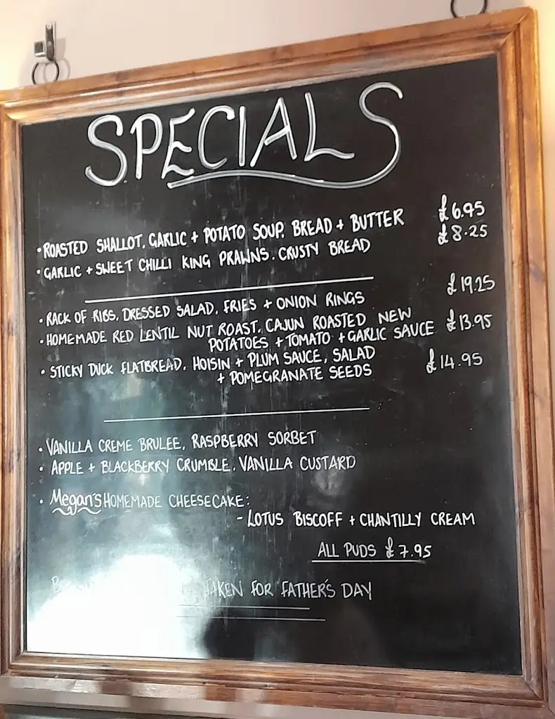 Menu_The Bell_Eckington_image_1