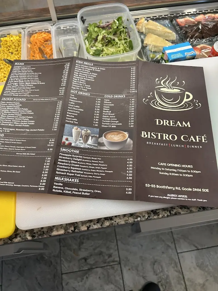 Menu_Dream Bistro Cafe_Eastrington_image_2