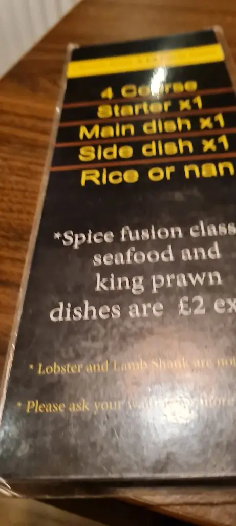 Menu_Spice Fusion_East Dereham_image_3