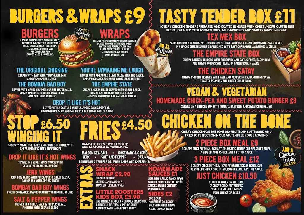 Menu_The ChicKing House_East Dereham_image_4