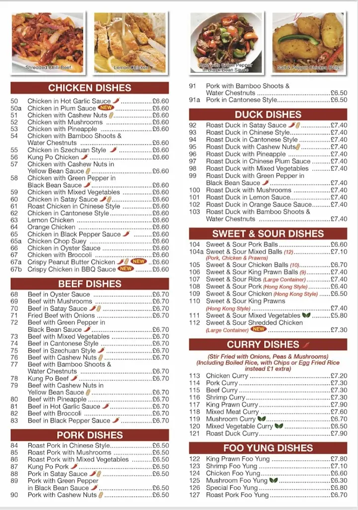 Menu_Hong Kong City_East Dereham_image_2