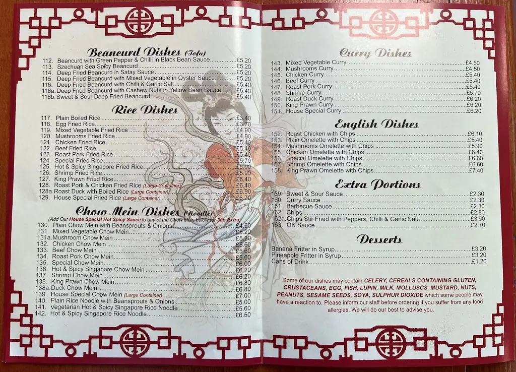 Menu_Sunflower House Takeaway_East Dereham_image_3