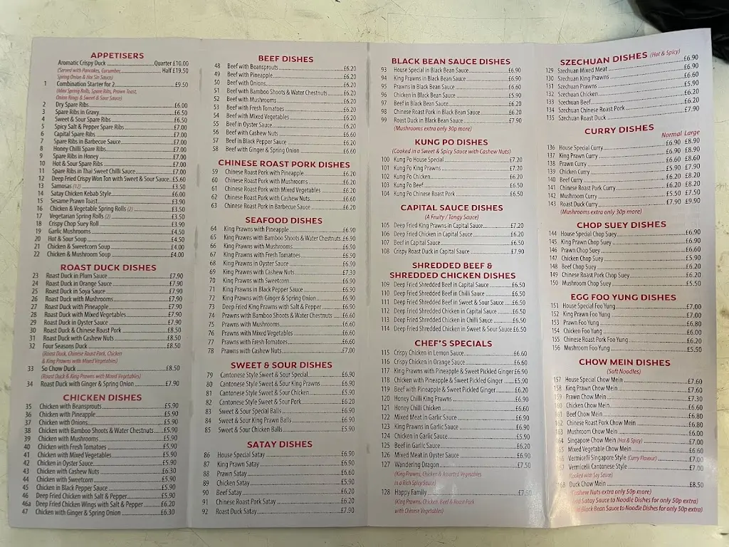 Menu_Oriental Chinese_Auckley_image_1