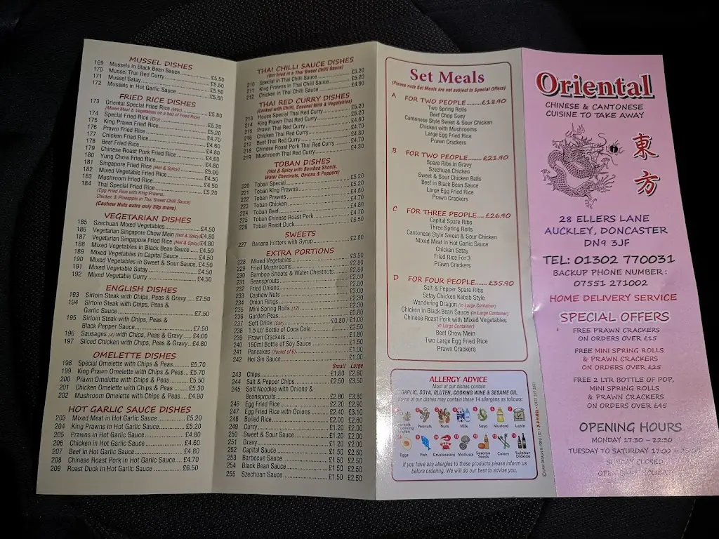 Menu_Oriental Chinese_Auckley_image_4