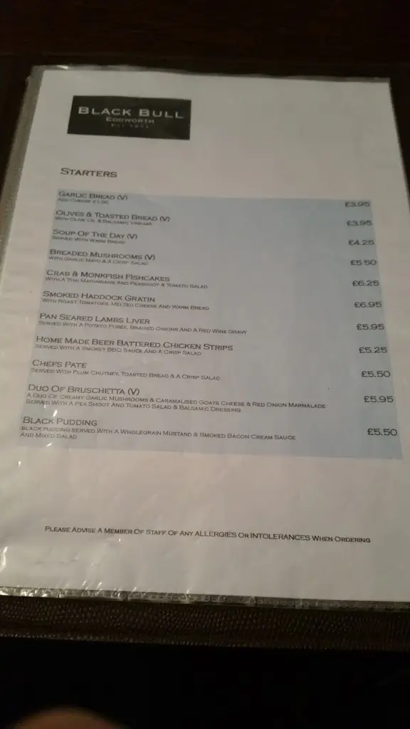 Menu_Black Bull Inn_Edgworth_image_4