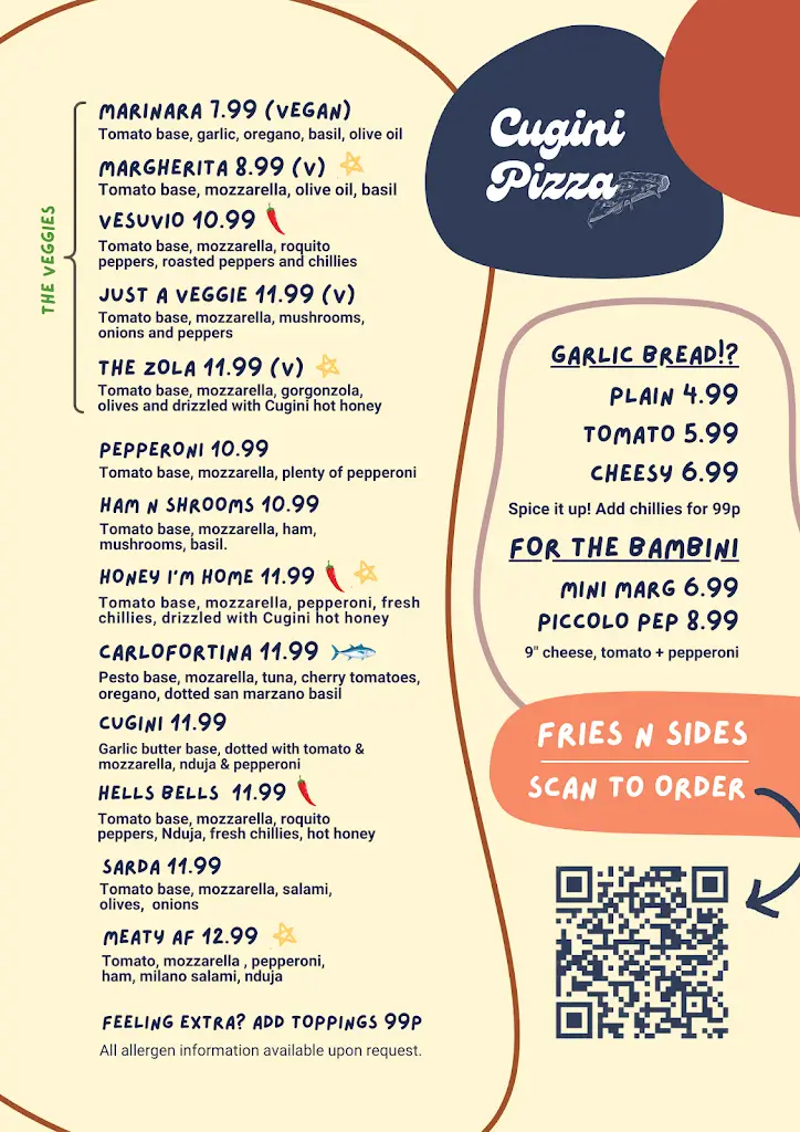 Menu_Cugini Pizza Edgworth_Edgworth_image_1