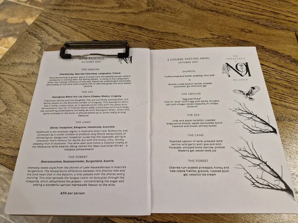 Menu_The Spread Eagle by McLeod 9_Edgworth_image_4