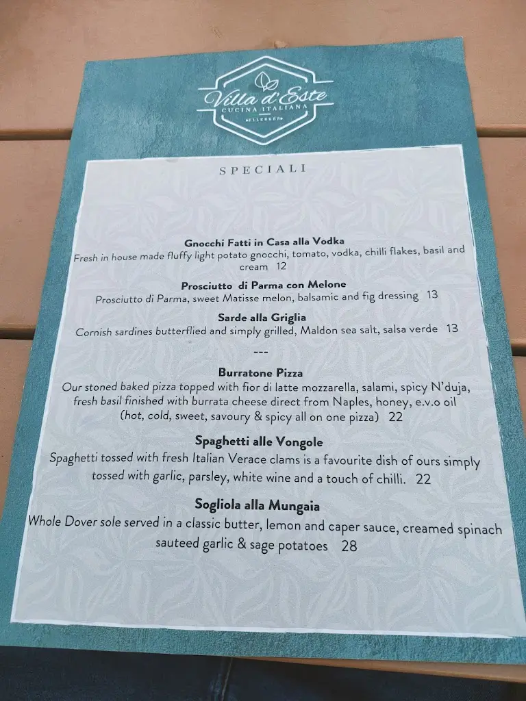 Menu_Villa d’Este_Ellerker_image_1