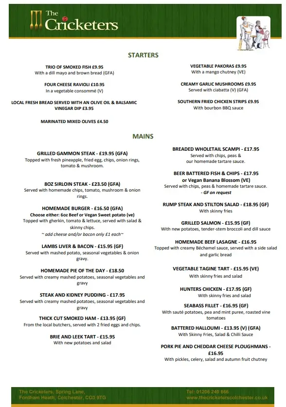 Menu_The Cricketers_Eight Ash Green_image_3