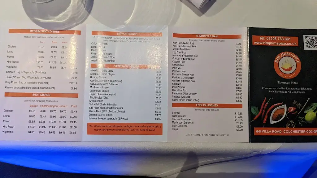 Menu_Rim Jhim Spice Indian Restaurant_Eight Ash Green_image_4