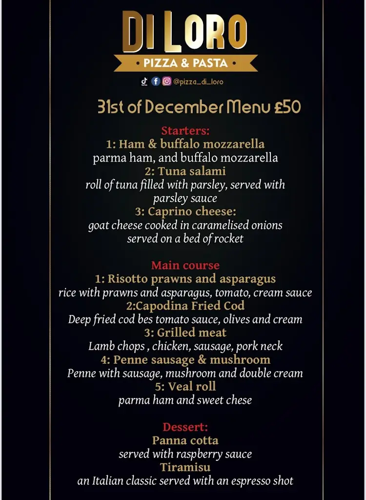 Menu_DI LORO Edgware_Edgware_immagine_2